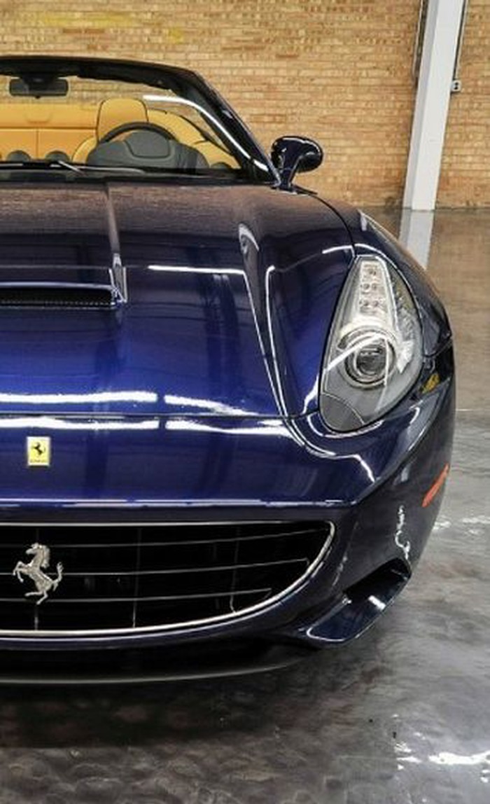 Convertible Ferrari.