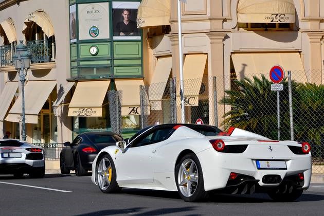 Ferrari 458 Spider.