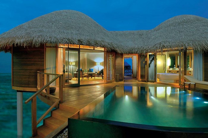 The Water Villa at Constance Halaveli, Maldives.
