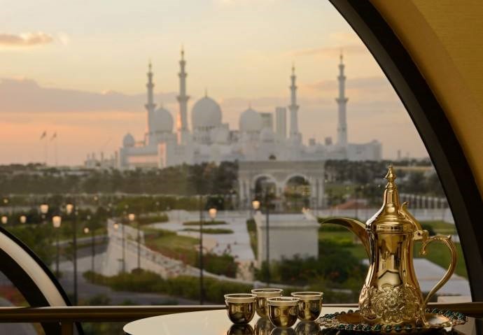 View from the Ritz Abu Dhabi.