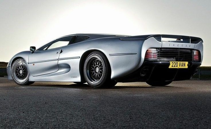 With that behind, this Jaguar must be hard to park! 