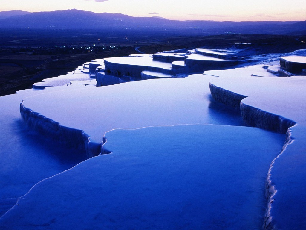 Pamukkale in Turkey.