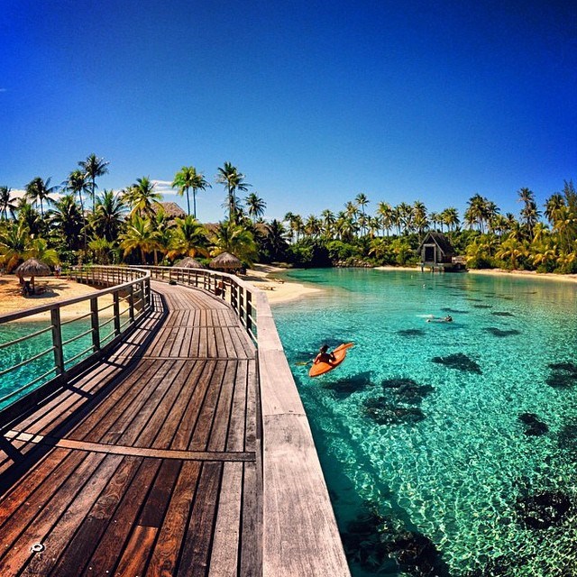 Life in Bora Bora.