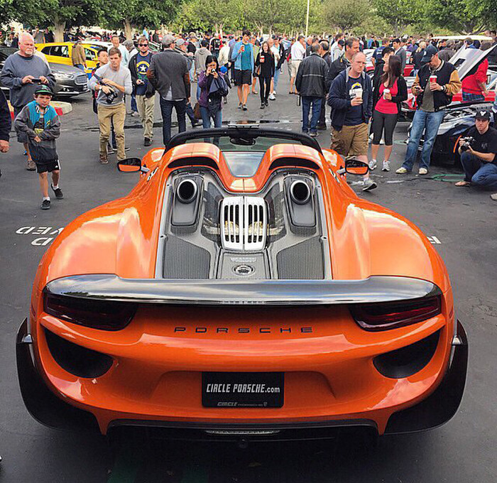 Orange 918 Spyder.