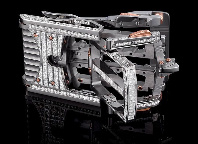 Roland Iten’s $400,000 Calibre R822 Predator Belt Buckle.