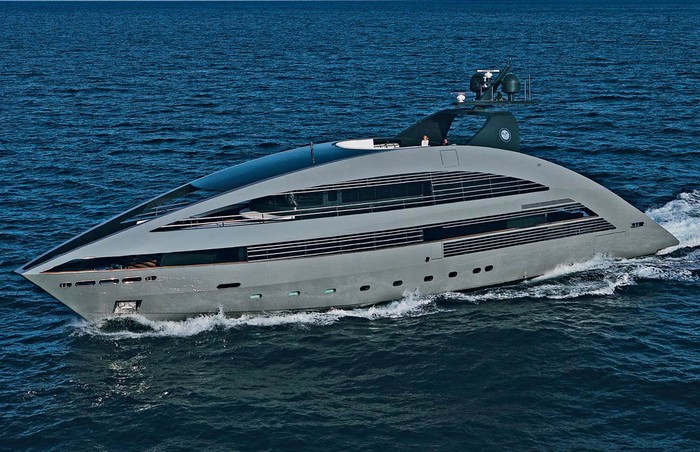 Norman Foster's Ocean Emerald superyacht.
