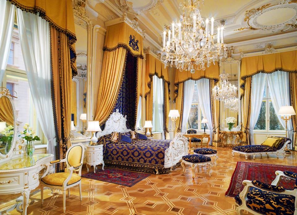 The Royal Suite at Hotel Imperial in Vienna.
