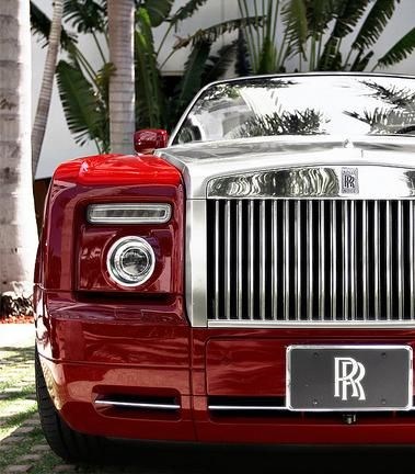 Red Rolls-Royce.