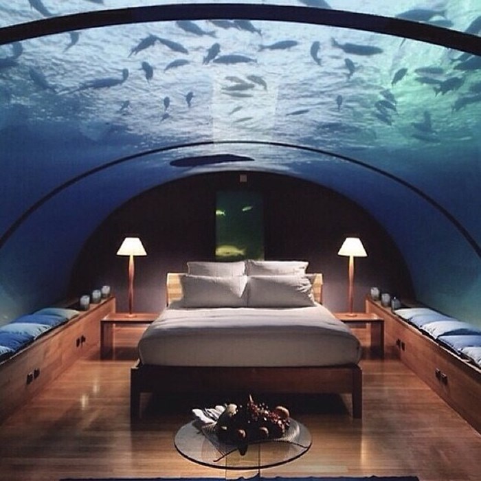 Underwater suite. How cool is that? 