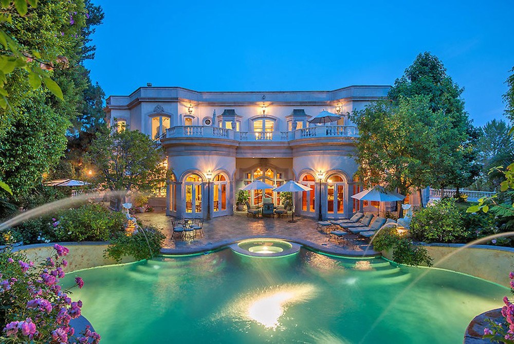 French Rococco style estate in Beverly Hills.