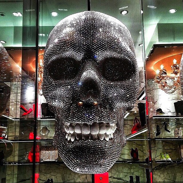 Philipp Plein Luxury Boutique Diamond Skull.