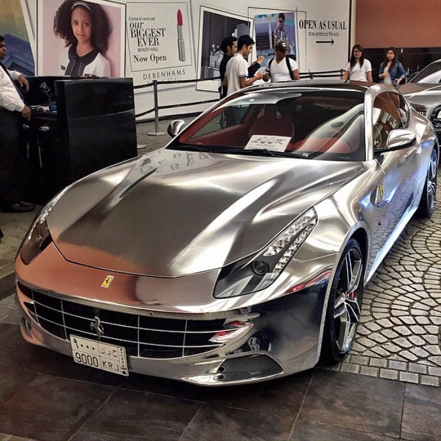 Chrome Ferrari FF.