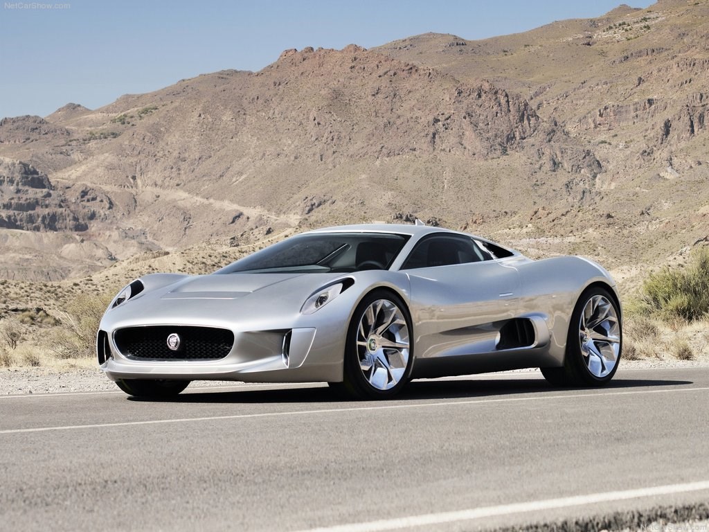 The Jaguar C-X75.