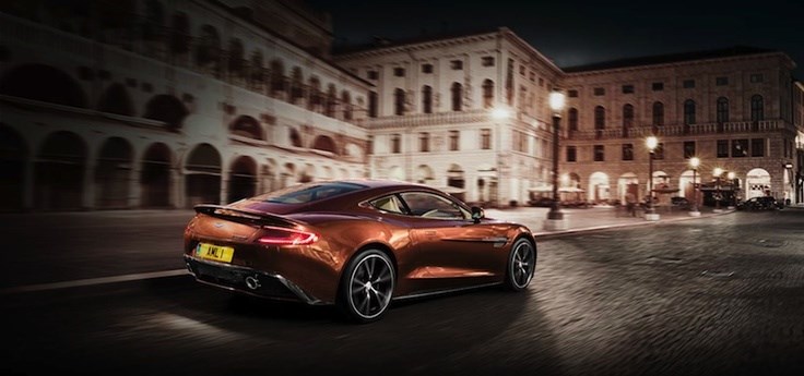 Elegant Aston Martin Vanquish