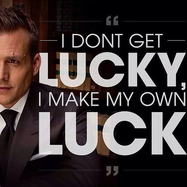 Take notes from Harvey Specter.