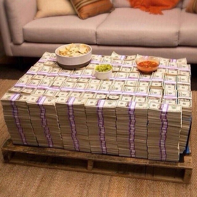 Awesome money table.