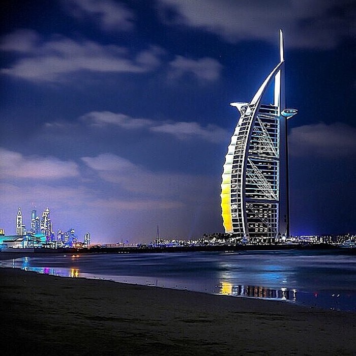 Burj Al Arab in Dubai.