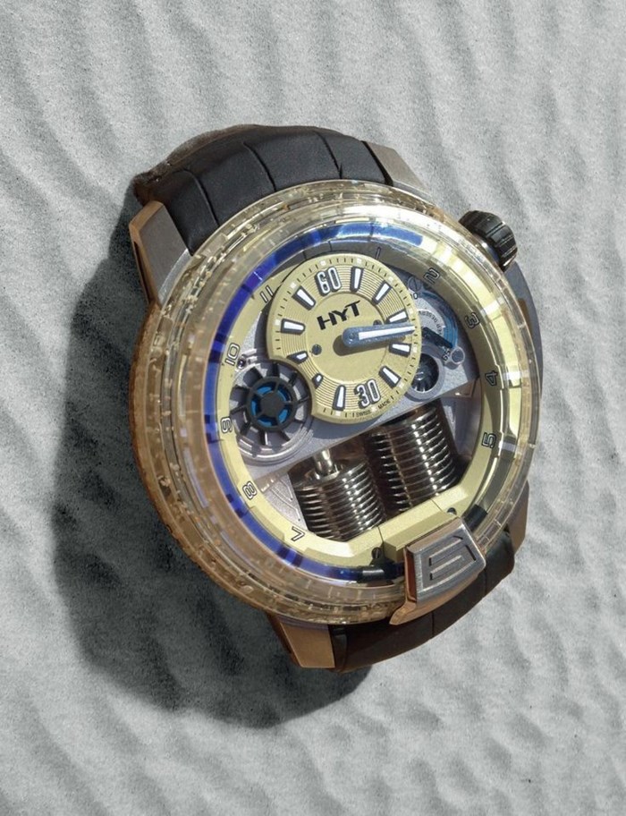 The HYT H1 Sand Barth Timepiece.
