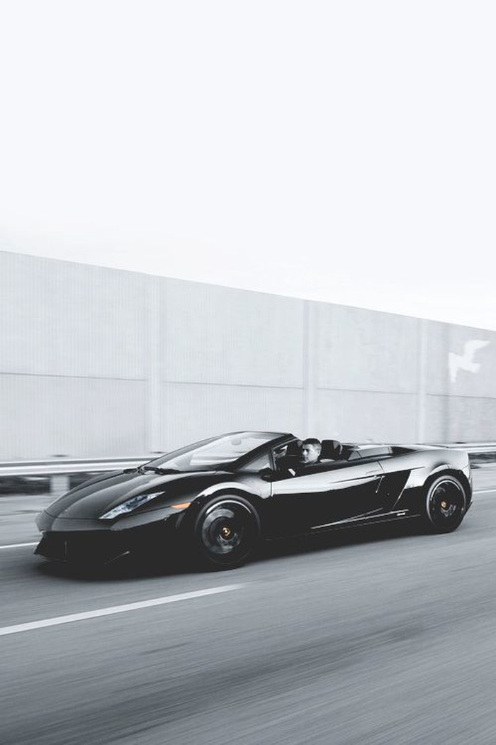 Lambo in action.