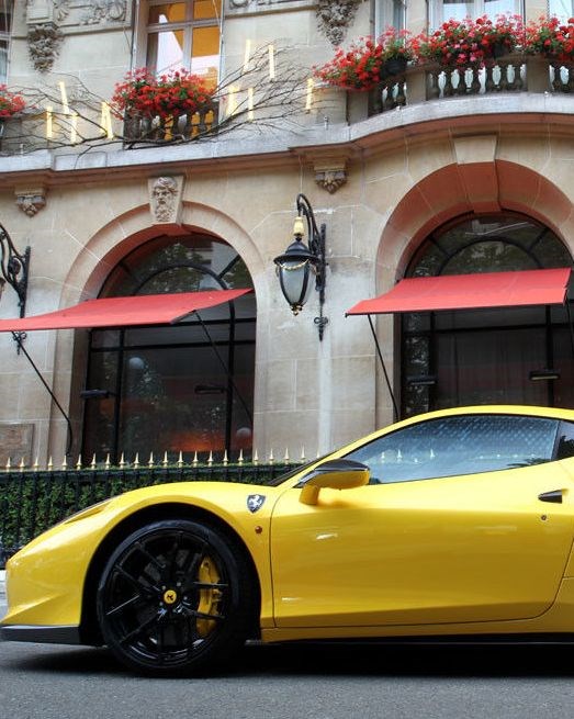 Yellow Ferrari 458 is sure to turn heads.