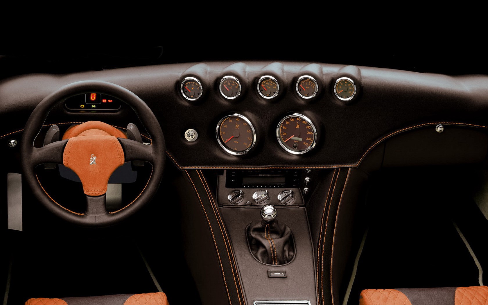 Wiesmann Roadster interior.
