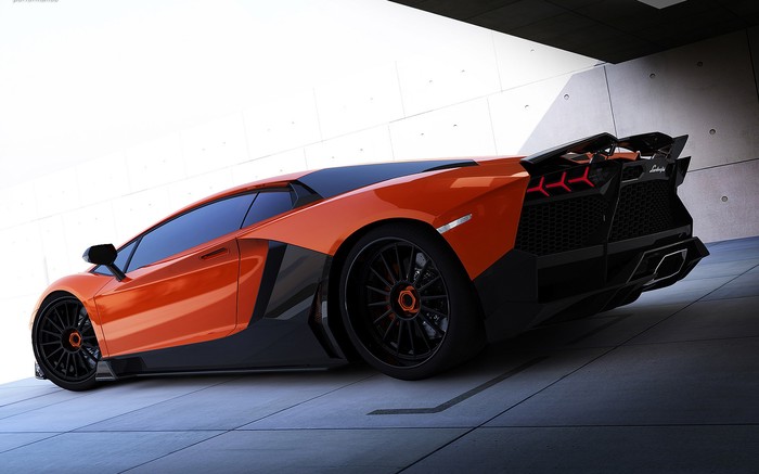 A limited edition Corsa version of the Lamborghini Aventador