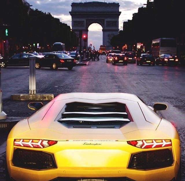 Lamborghini in Paris.