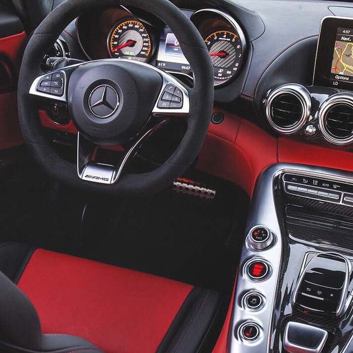 AMG interior.