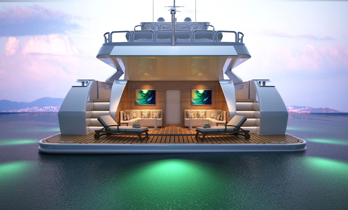 Majesty 155 yacht by Gulf Craft.