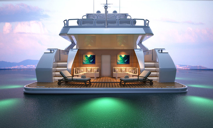 Majesty 155 yacht by Gulf Craft.