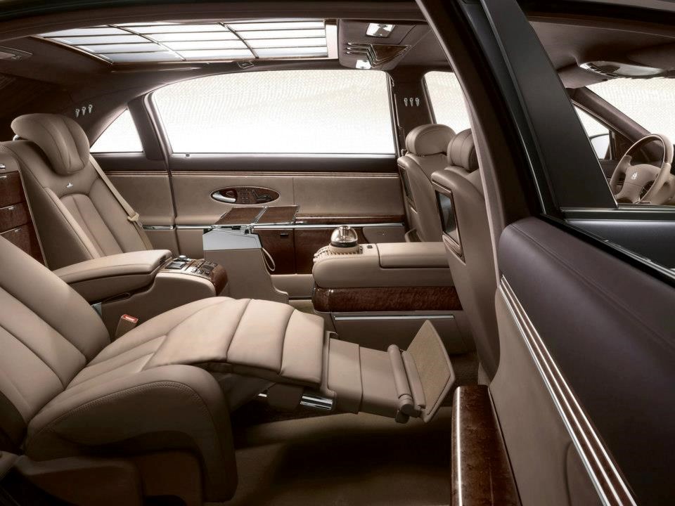 Luxurious Maybach Interior.