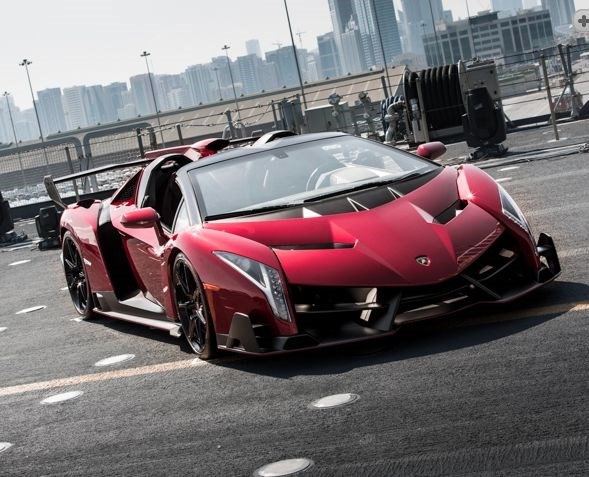 Lamborghini Veneno Roadster.