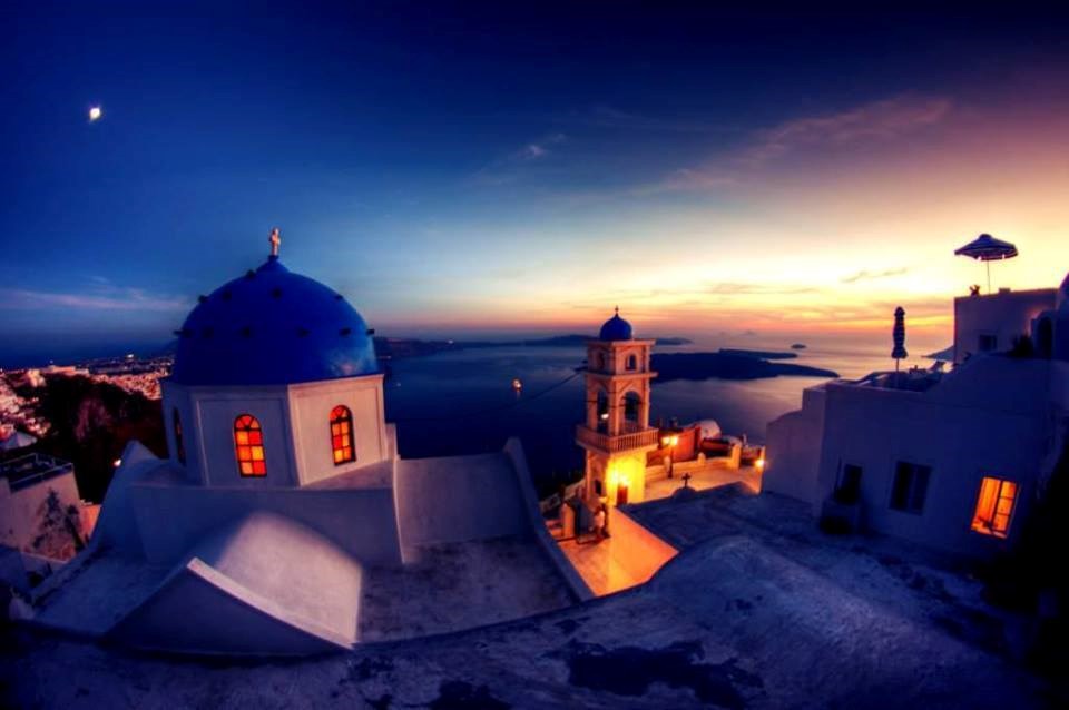 Santorini sunset.