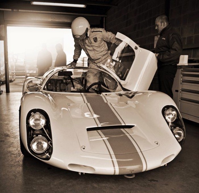 1967 Porsche Carrera 910 Spyder Coupe.