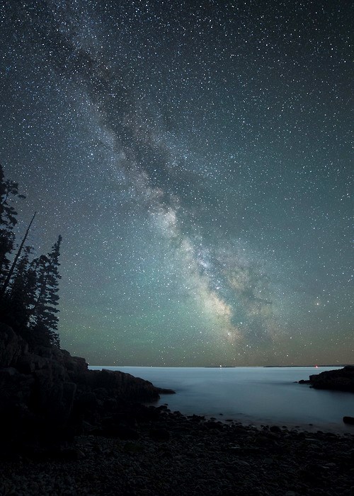Milky Way Hunter Beach Acadia.