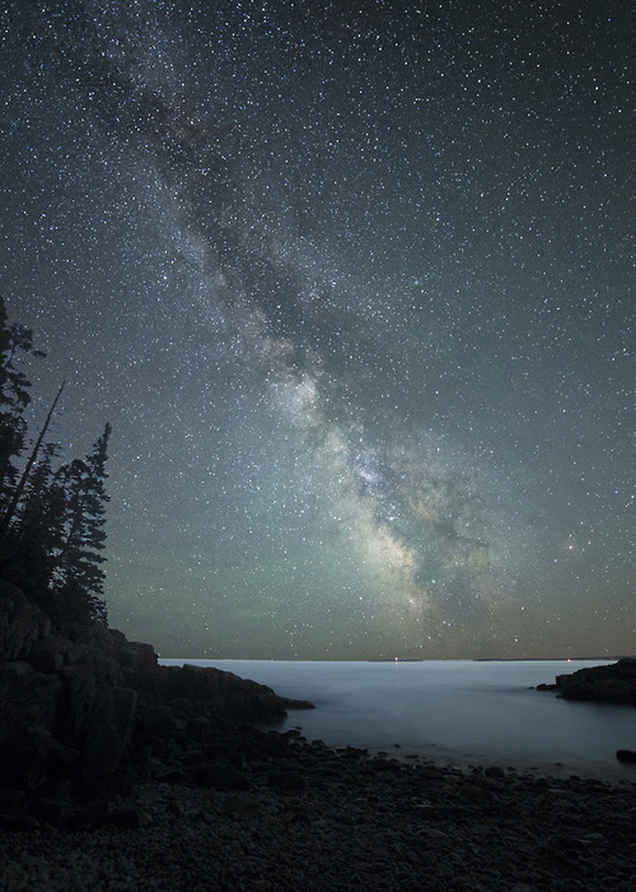 Milky Way Hunter Beach Acadia.