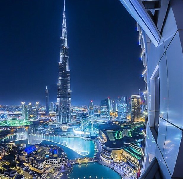 Amazing view of Dubai.