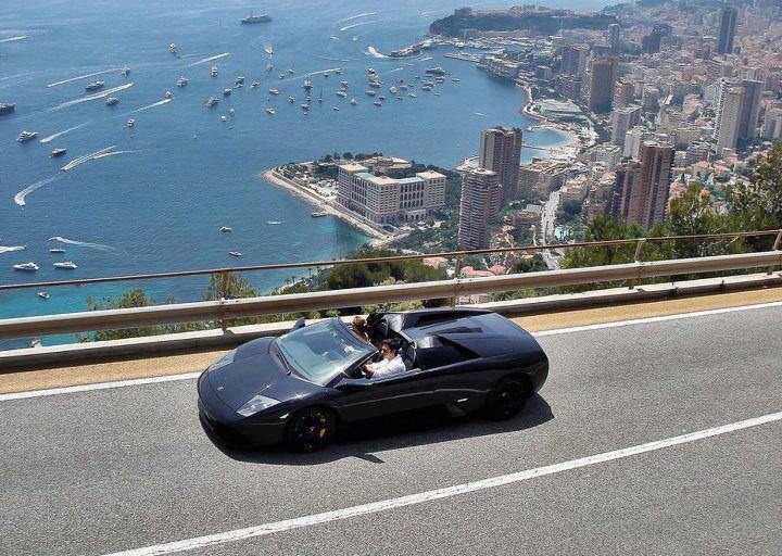 Cruising around Monaco.