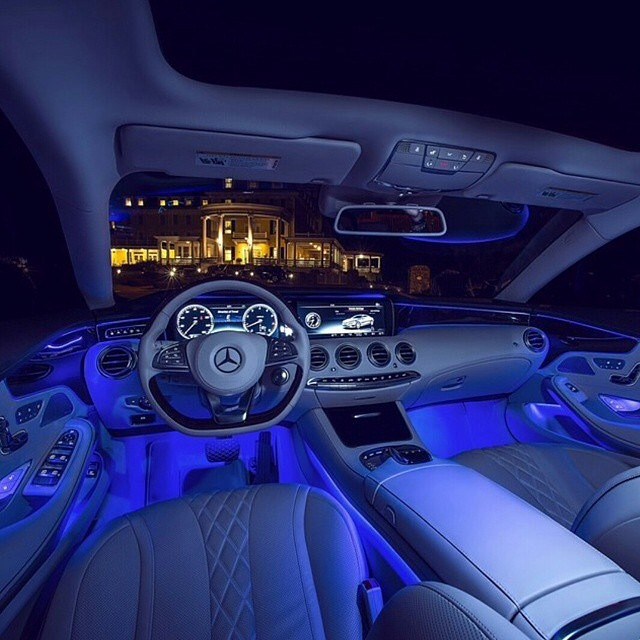 S-Class interior.