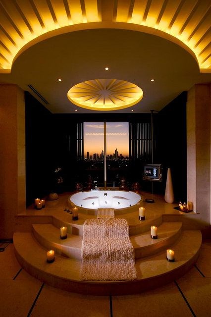 Bathroom with a view.