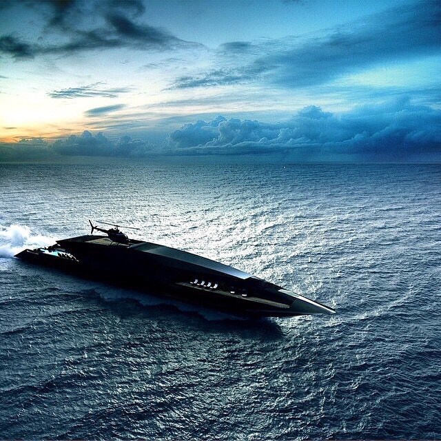 The Black Swan Concept Yacht.