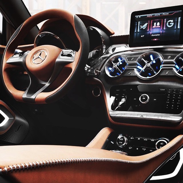 Mercedes AMG interior.