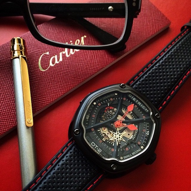 Dietrich OT-2 and Cartier Pen .