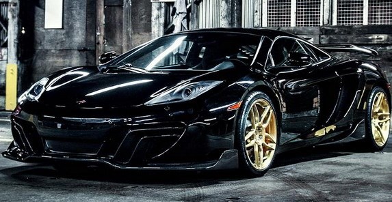 DMC McLaren MP4 Velocita: amazing black and gold combination