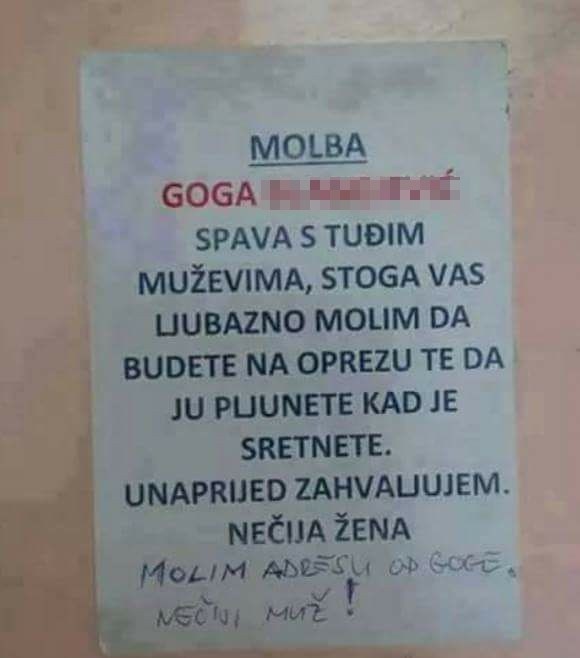 Druge je žene upozorila na ljubavnicu svoga muža, a onda je dobila neočekivan odgovor