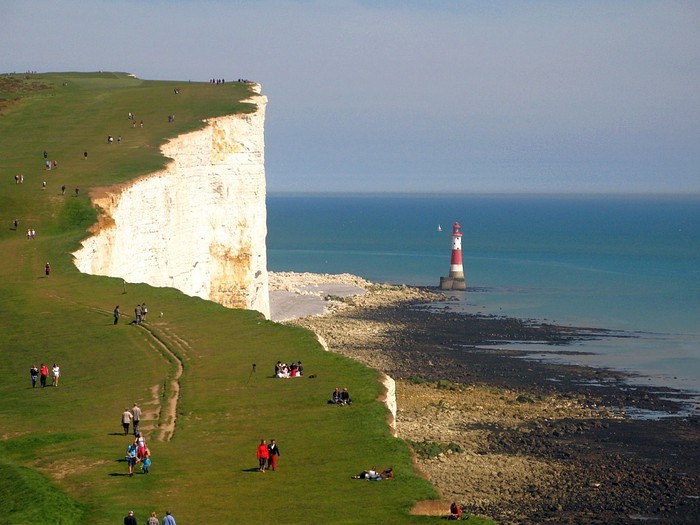 Eastbourne, UK, šetnja liticama  uz ocean