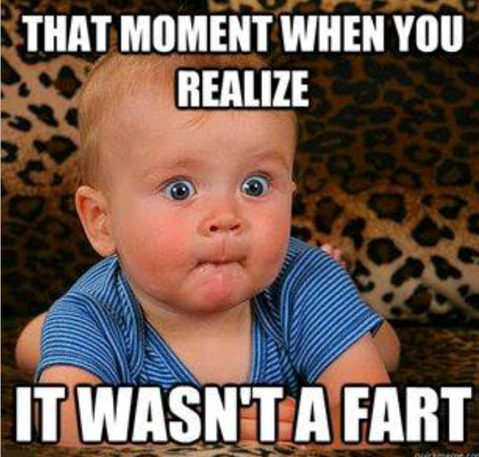It wasn't a fart