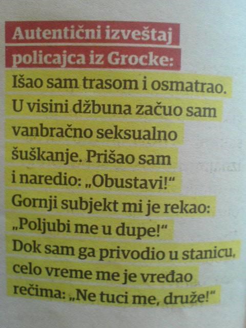 štraca i štraco na djelu..