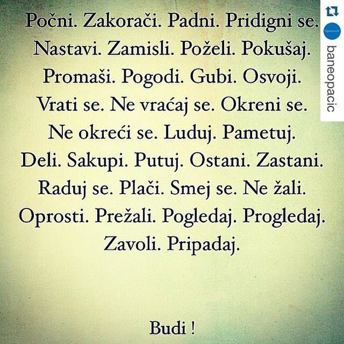 jednostavno budi..