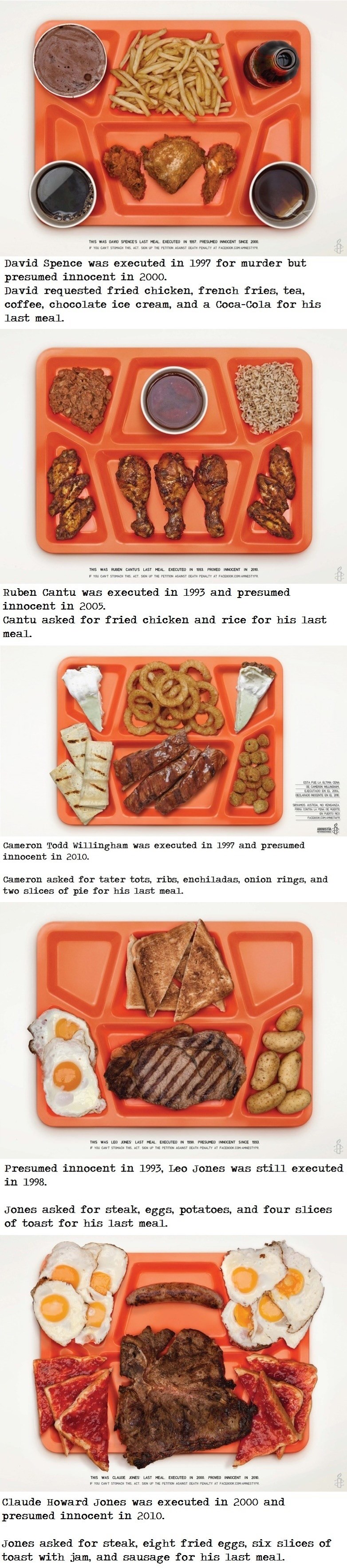 posljednji obrok nevinih ljudi..